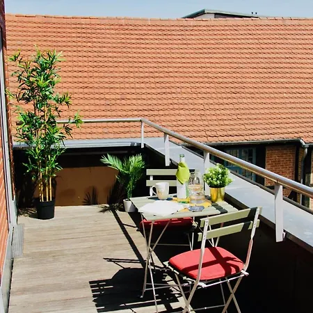 Fewozauber - Domspatz, 50qm, Top-lage, Style, Dachterrasse, Business Lägenhet Schwerin (Mecklenburg-Vorpommern)