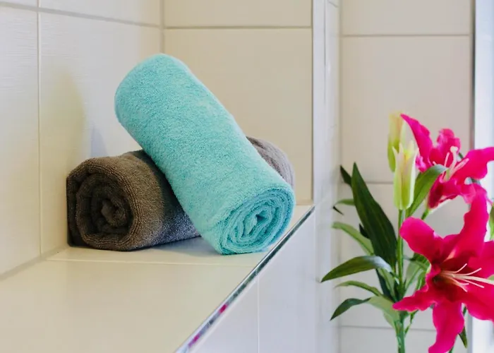 Fewozauber - Domspatz, 50qm, Top-lage, Style, Dachterrasse, Business Apartment *